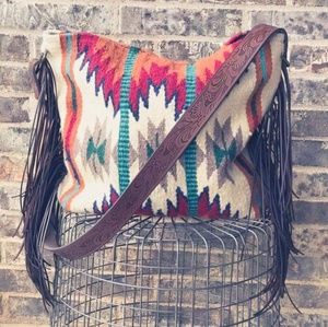 Saddle blanket purse